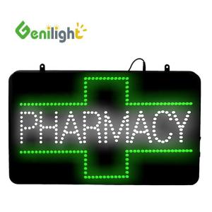 Wholesale GLT-LSA2213-096 Bright Pharmacy Sign in Rectangle Shape for Indoor from china suppliers