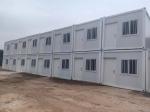 Main Material Galvanized Steel Structure Sandwich Panel Flat Pack Container