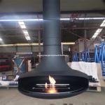Modern Ethanol Buning Smokeless Hanging Float Suspended Bioethanol Fireplace