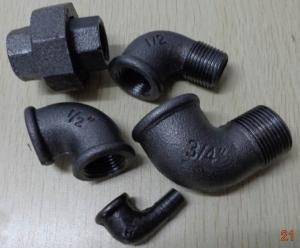 Wholesale malleable cast iron pipe fittings,casting pipe fitting, A variety of standard threaded fittings， pipe fitting from china suppliers