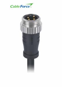 Wholesale Mini Change Male 4 Pin Connector Molded With 2M PVC 16AWG UnShielded Cable from china suppliers