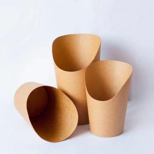 Wholesale 12oz 16oz Waffle Recyclable Paper Cups , Compostable Paper Cups Food Grade Ink from china suppliers