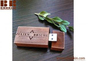 Wholesale USB 2.0 flash drive 8 GB 16 gb 32 gb burlywood handmade wooden USB from china suppliers