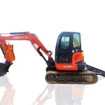 Mini Used Kubota KX155 Excavator 5 Tonnage Weight Original Engine