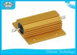 Gold Aluminum Housed​ Braking Wire Wound Power Resistor 25W 10ohm Long Life