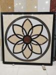 Deluxe Interior Lobby Water Jet Medallion Flower Marble Petterns Decorative Wall
