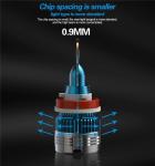 Mi2 Slim h4 h11 Motorcycle Auxiliary Lights Auto LED Headlight Bulb