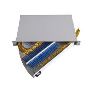 Wholesale White color ISO SGS Outdoor Compact Fiber Optic Terminal Box 24 Cores With SC / FC Port from china suppliers