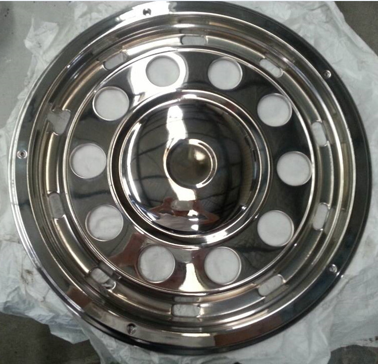 Front And Rear Bus Wheel Covers 22.5 Inch Stainless Steel Material Durabe