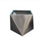 Powder Coated Galvanized Iron Matte Planter Flower Pot