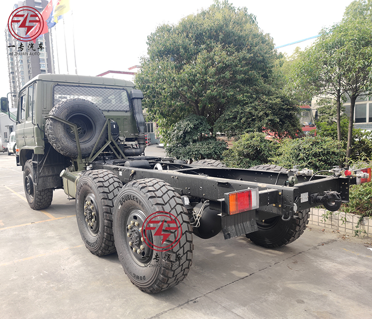 6x6 5ton Awd Cargo Truck Off Road Truck Chassis Double Cabin Medium-sized Diesel Dongfeng