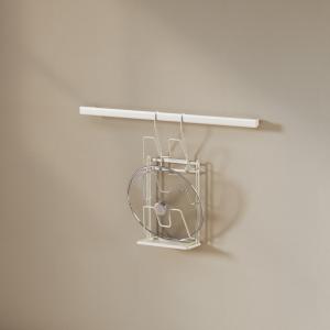 Wholesale Modern Design Pot Lid Holder White Wall Mounted Kitchen Organizer For Sleek And Space-Saving Kitchen from china suppliers