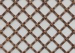 Antique 2mm Decorative Woven Wire Mesh Brass Stainless Steel Cabinets