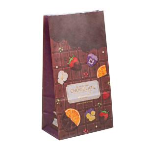 Wholesale Custom Order Accepted Kraft Paper Packing Bags Clear Window Grease / Water Resistant from china suppliers
