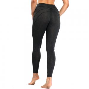 Wholesale Black Tight Yoga Pants For Ladies Nine Point Womens Fitness Leggings from china suppliers