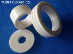 White Zirconia Ceramic Ring , High Strength Zro2 Technical Ceramic Parts