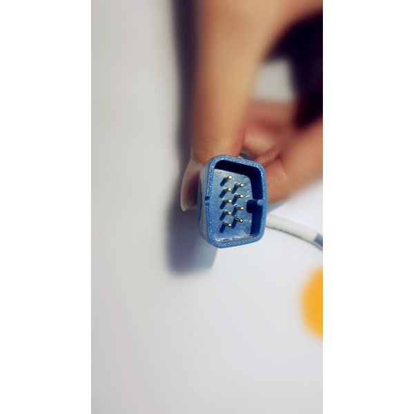 TL-201T Nihon Kohden Spo2 Sensor Pediatric Soft Tip Type Probe With DB9-9Pin Connector