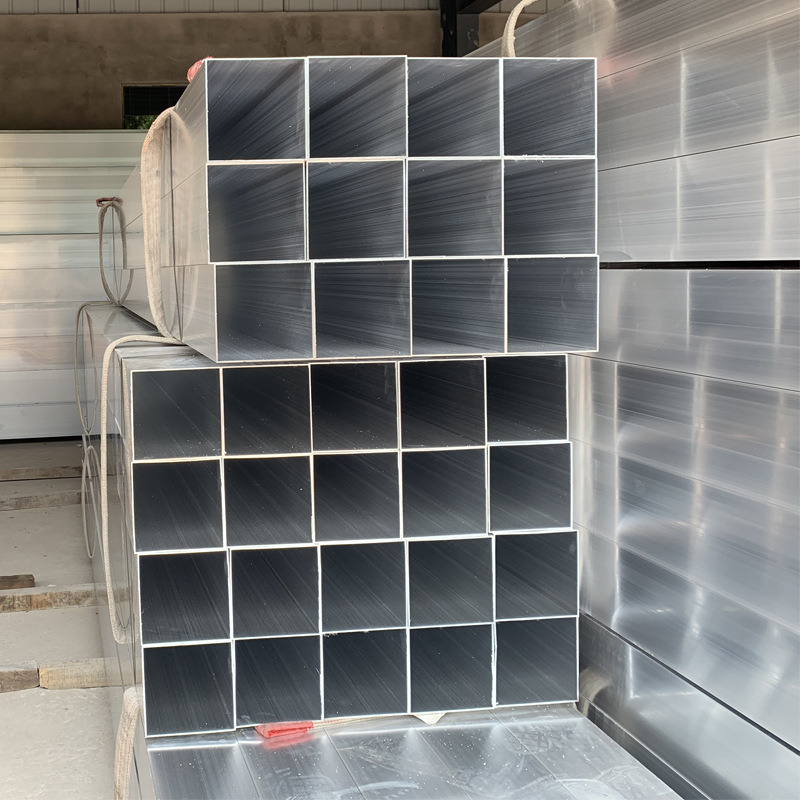 Aluminum Building Material 6m 0.5mm Square Pipe