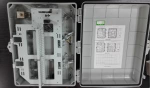 Wholesale 32 Core Plastic Optical Fiber Distribution Box Outdoor Or Inddor Wall Mounted from china suppliers