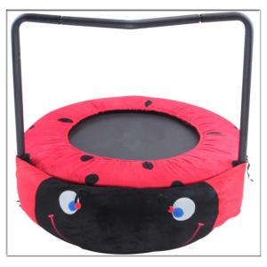 Buy cheap China Manufacture Mini Cartoon Foldaway Round Trampoline with Handle Children from wholesalers