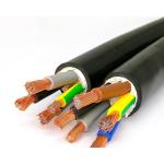 Insulated PVC 4 Core 15mm 25mm 4mm 6mm Flexible Copper Core Electric Power Cable