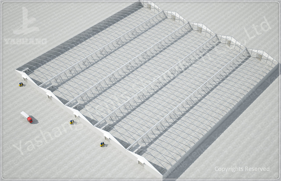 10000 Sqm Outdoor Warehouse Tents Complex Big Canopy Tent With Sidewalls