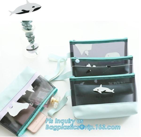 Clothes Packaging Suited Frosted PVC/EVA Vinyl Slider Top Zipper Bag For