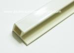 Square Edge White Tile Corner Trim , Floor Edge Trim Protective Profiles