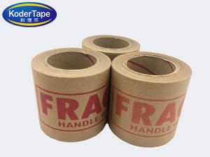 Wholesale Offer Printing Fragial Heat Resistant 1500m Kraft Paper Sealing Tape from china suppliers