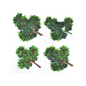 Wholesale Garden Real Touch High Simulation Artificial Green Leaves from china suppliers