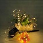 Water Proof 10m Solar Powered Outdoor String Lights Led 100 Double Modes