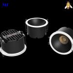 Spot LED Down Light 2.5/3/3.5/4/5/6 Inch 10W-40W Square Recessed Ceiling Lamp