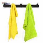 80% Polyester 20% Polyamide 40x40cm 300gsm Microfiber Plaid Style Car Cleaning