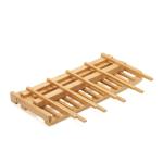 Collapsible Kitchen Shelf Organizer Bamboo Drying Dish Rack For Cup Glass Bottle
