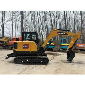 Wholesale MINWEE 5.78 tons mini size Crawler Mounted Hydraulic Excavator SY55 Sy60 Sy65 Sy75Digger Excavator Small Yard Excavator from china suppliers