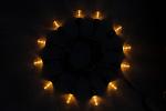 24ft LED Outdoor Weatherproof led string lights Vintage Edison Remote Control