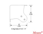 Corner, for flight case