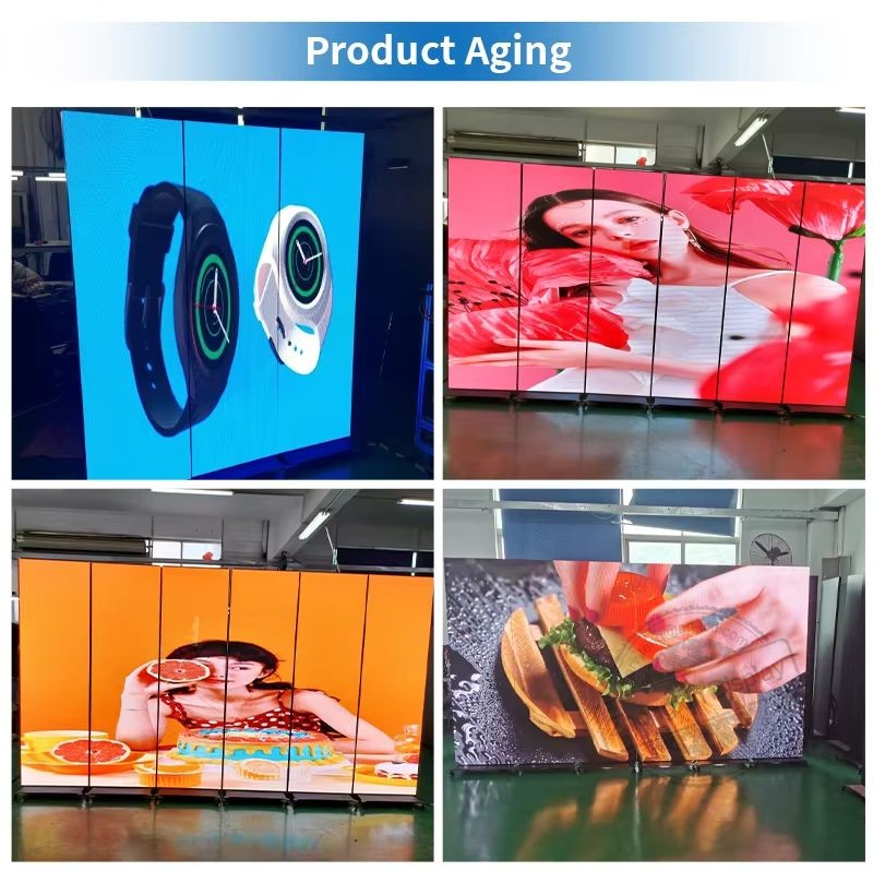 New Poster Led Display P1.25 COB Indoor Ultra Thin Commercial Floor Stand LCD display
