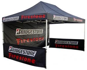 Wholesale Ez Up Outdoor Exhibition Tents CMYK Heat Transfer Printing With Sides from china suppliers