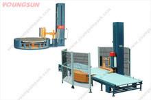 Full automatic pallet wrapper machine,MH-FG-2000D line with automatic up and cutting film