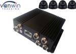 H.264 Dual SD 4 Camera Car DVR CCTV For Bus Fleeting Management