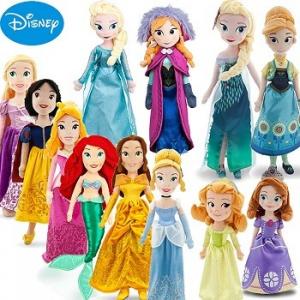 China Disney Princess Dolls Cartoon Stuffed Disney Plush Toys 50cm on sale