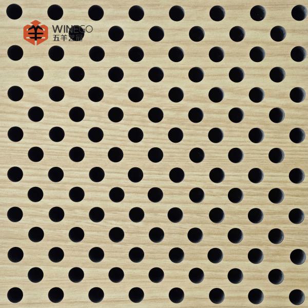 Eco-Friendly Sound Absorbing Panels Perforated Acoustic Panel For Ceilling And