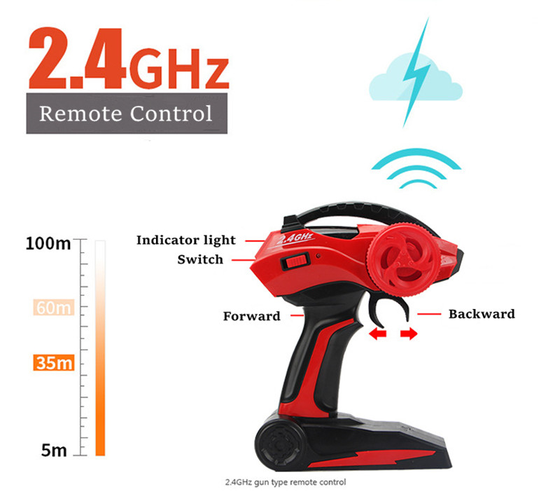 Remote Control Racing Electric Car speed Four-wheel Drive RC Cars for 2-4 Year Olds