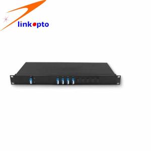 Wholesale LC / UPC CWDM Fiber Optic Multiplexer , 1270 - 1610nm 4 Port Multiplexer from china suppliers