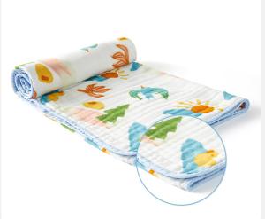Wholesale Soft Good Air Permeability 53'' Printed Gauze Fabric Non Irritating For Garment from china suppliers