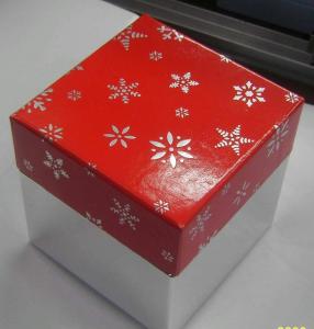 Wholesale Multi Cartoon Christmas Packaging Boxes White Card Paper With Ribbon from china suppliers