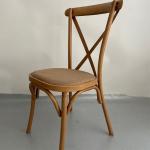 Apartment Mail Packing Nordic Modern Cross Back Metal Dining Chair with Nordic