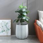 Chic Fiber Clay Planter Elevate Your Plant Display with Minimalist Design