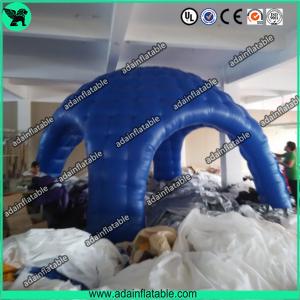 Wholesale Blue PVC Coated Nylon Or PVC Tarpaulin Inflatable Igloo Tent Inflatable Dome Tent For Out from china suppliers